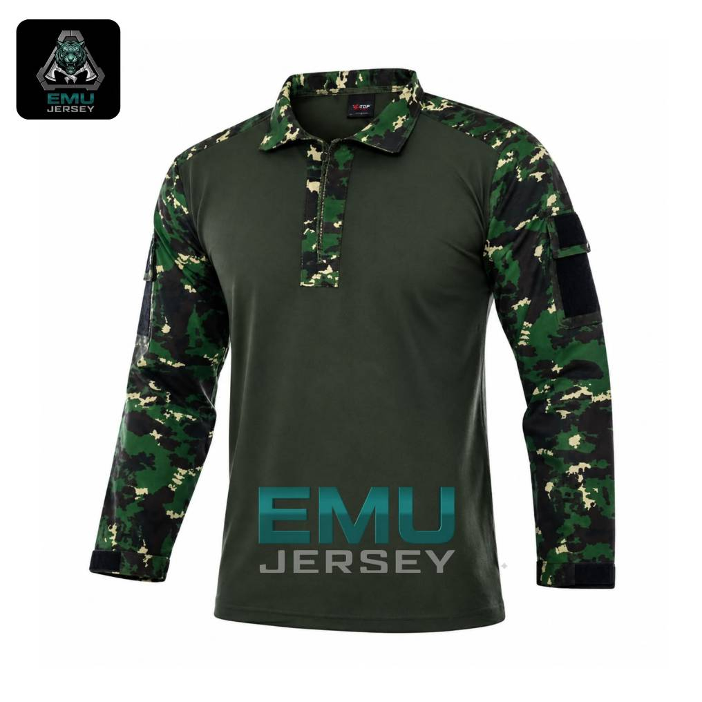 Kaos BDU Tactical Kaos BDU Tactical Polos Loreng Kaos BDU Katun
