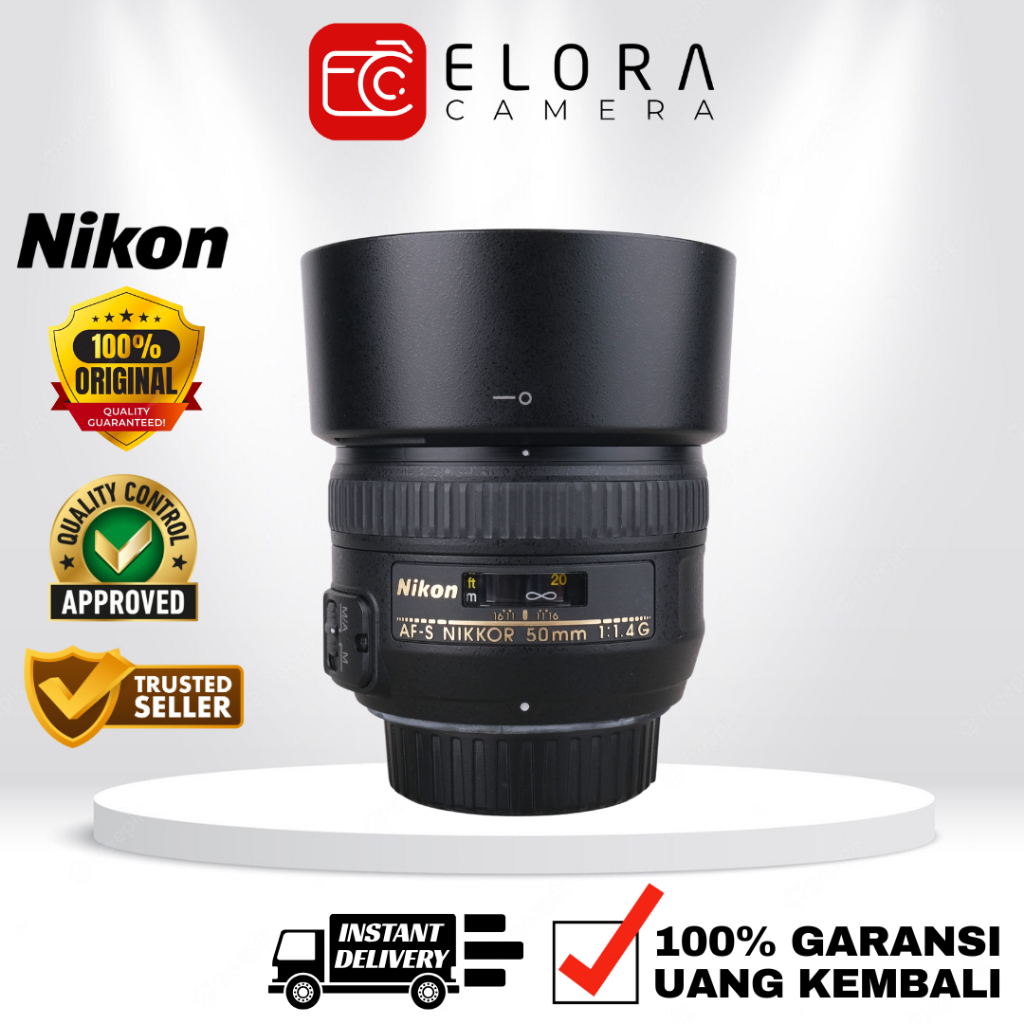 Nikon AFS 50mm F1.4 G / Lensa Nikon Nikkor AF S 50 mm F 1.4 G