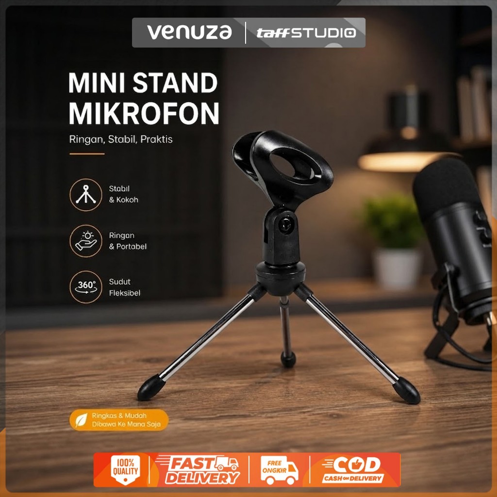 Mini Stand Mikrofon Universal
