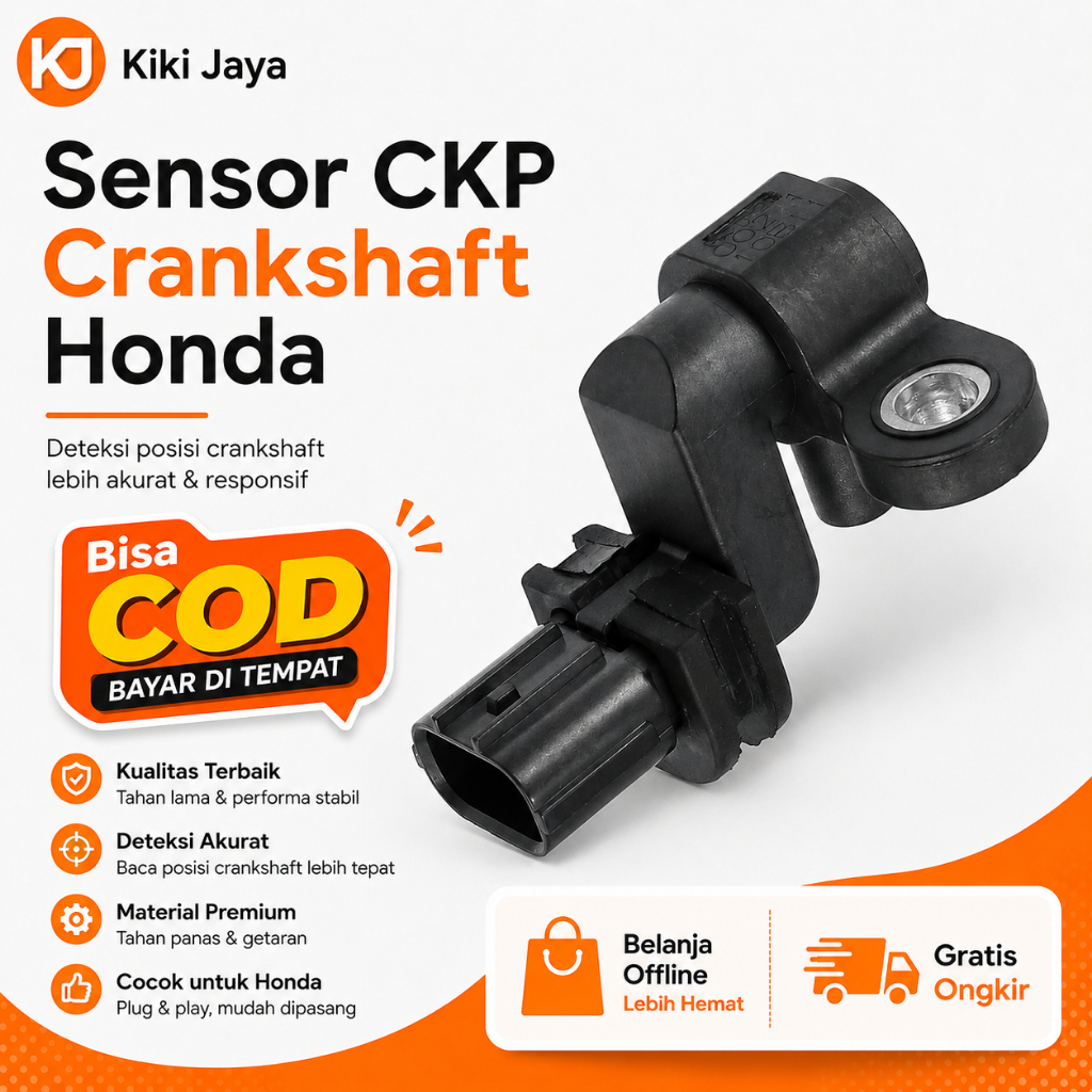 [KIKI] Sensor Ckp Crankshaft - Untuk Mobil Honda Stream 1.7 1700cc SOHC D17 Tahun 2002 2003 2004 200
