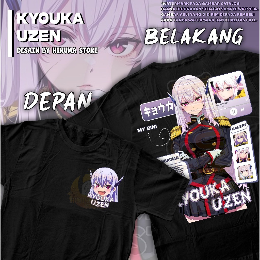 Kaos Kyouka Uzen Terbaru Season 2 | Anime Mato Seihei no Slave | Anime Demon Slave | Kaos Waifu
