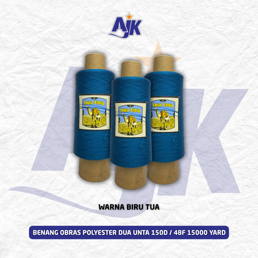 BENANG OBRAS POLYESTER BESAR // BENANG ROLLBIS CONE BESAR 3 ONS