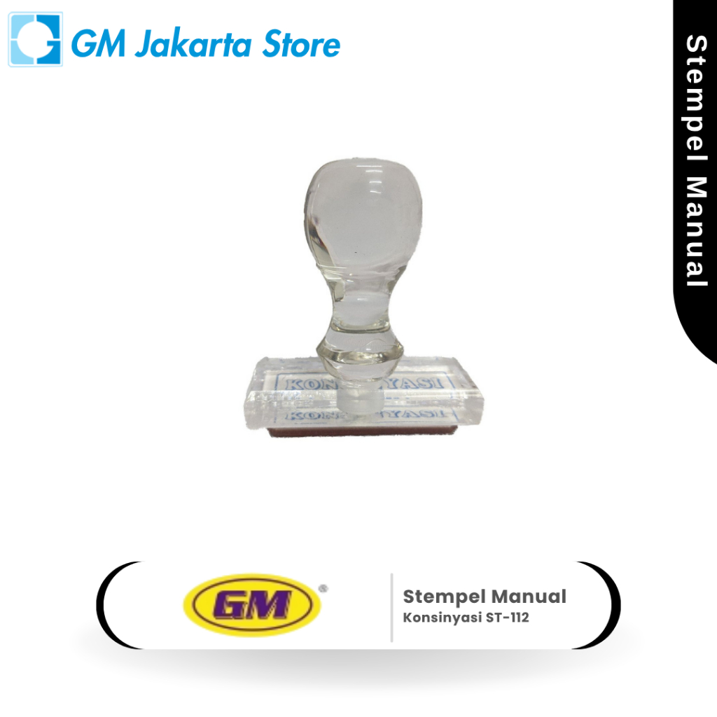 Stempel Manual GM Konsinyasi ST-112