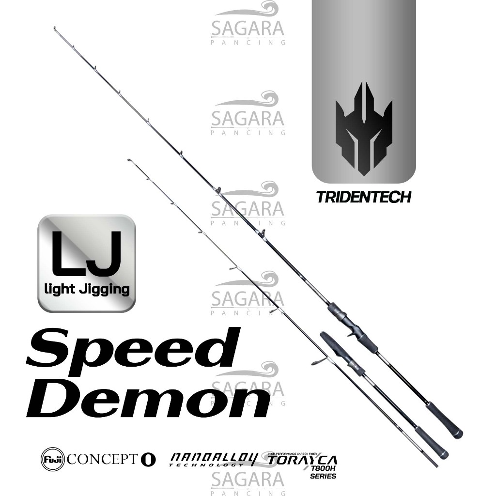 Joran Tridentech Speed Demon | Joran Light Jigging | Joran Jigging | Joran Dasaran Ring Sudah Fuji
