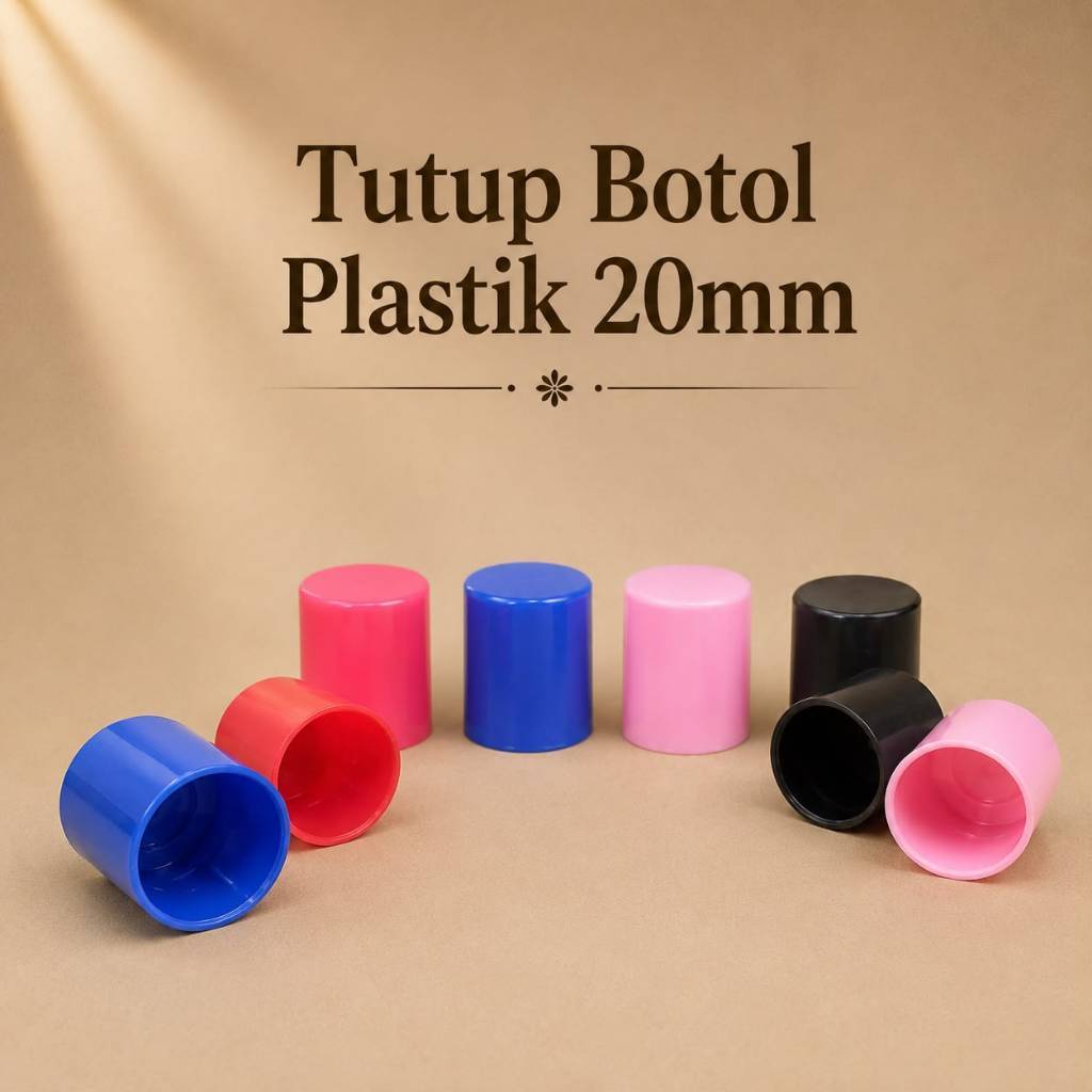 Tutup Botol Plastik 20mm/Tutup bodyshop/Tutup penicilin