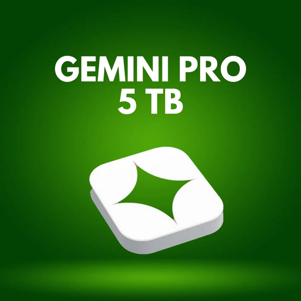 Google One Gemini Pro - Google AI Pro 18 Months 5TB Google Drive