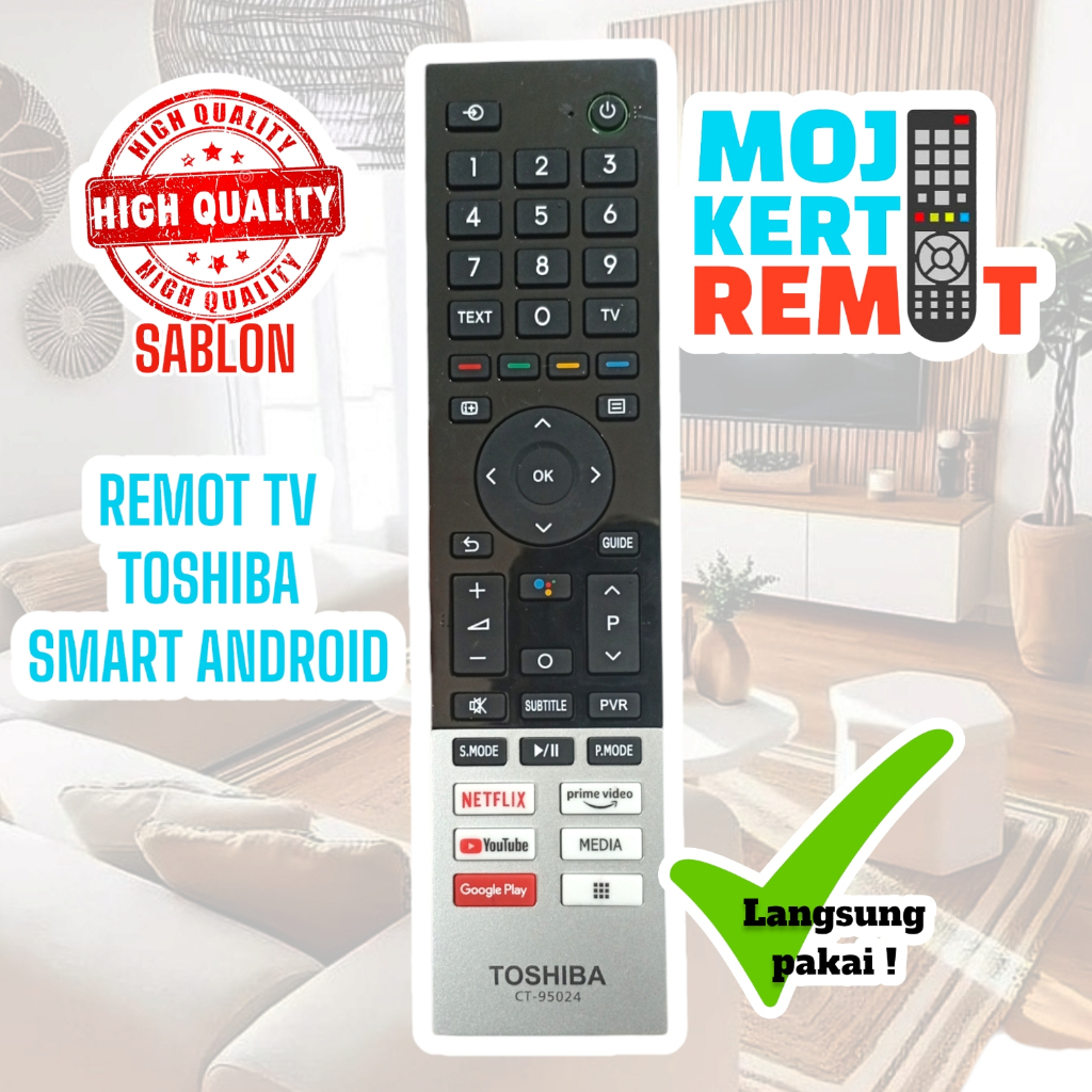 Remote TV TOSHIBA SMART ANDROID