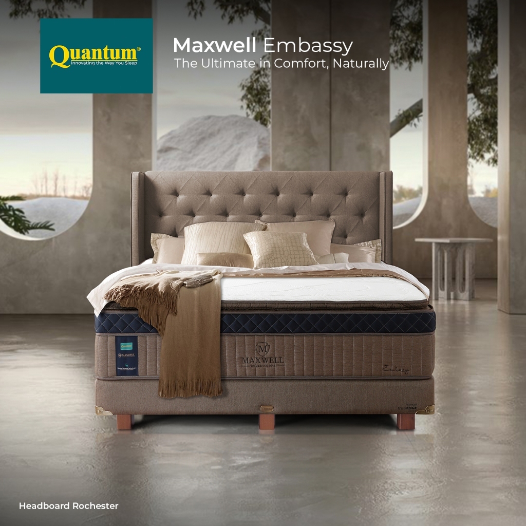 Quantum Mattress Maxwell Embassy - Kasur Springbed Spring Bed