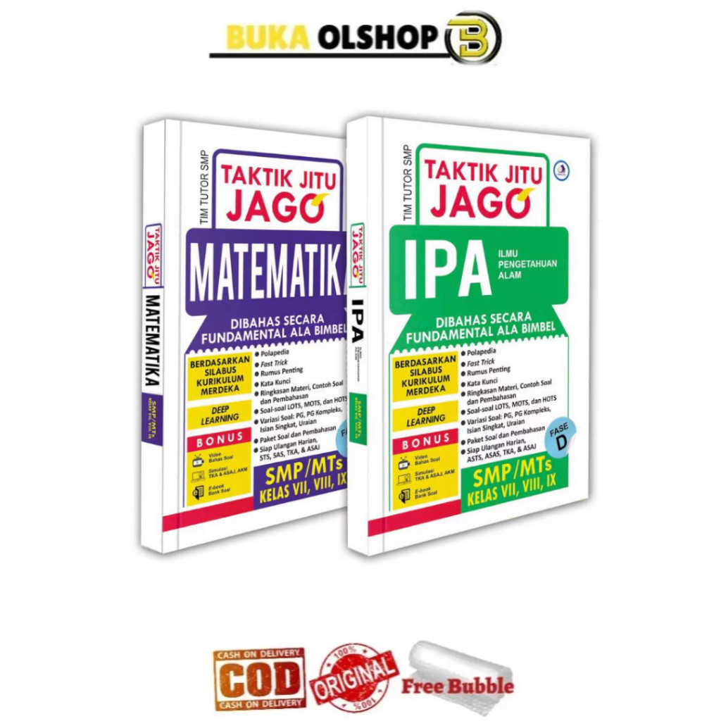 Taktik Jitu Jago Matematika IPA SMP/MTS Rumus Matematika & IPA SMP