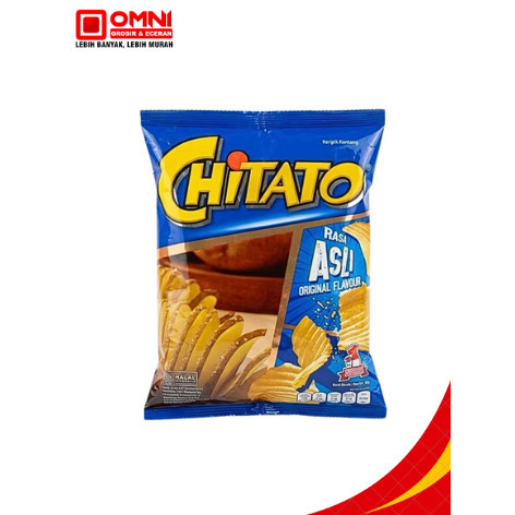 CHITATO SNACK POTATO CHIPS ASLI ORIGINAL 65g / Chitato
