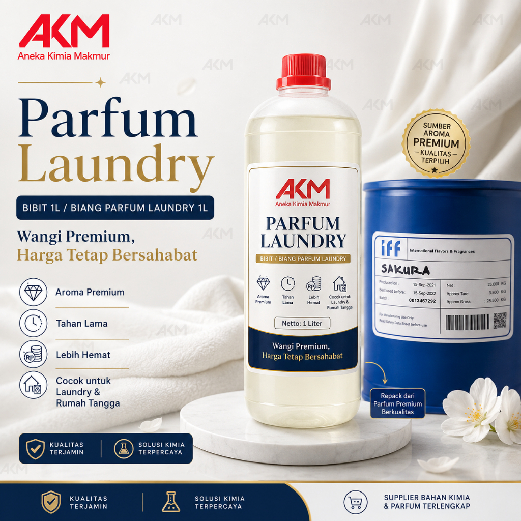 Parfum Laundry Bibit 1 LITER /  Biang Bibit Laundry 1L / Biang Parfum Laundry 1LITER
