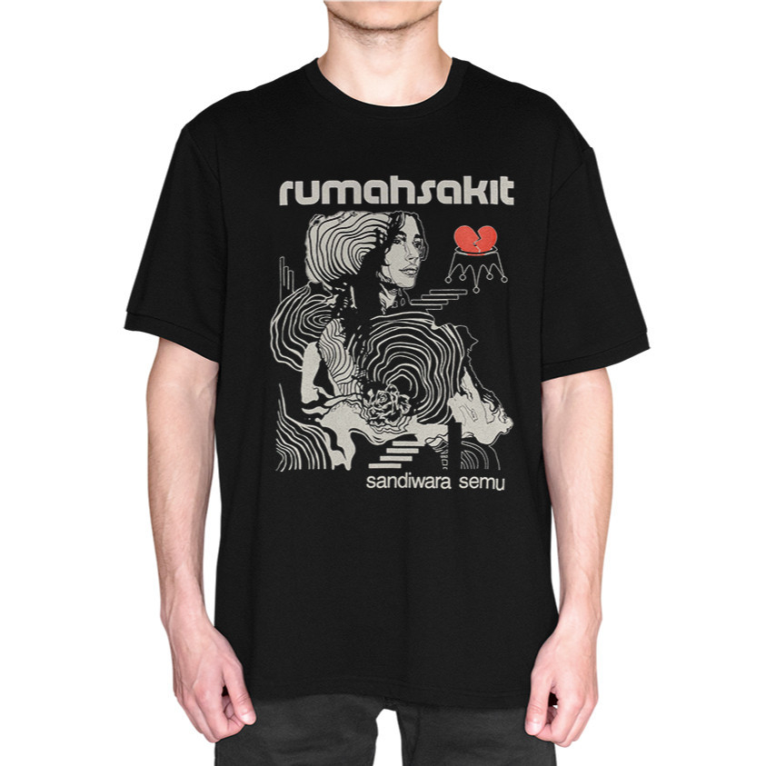 T-Shirt Band Rumahsakit x Hellprint Sandiwara Semu