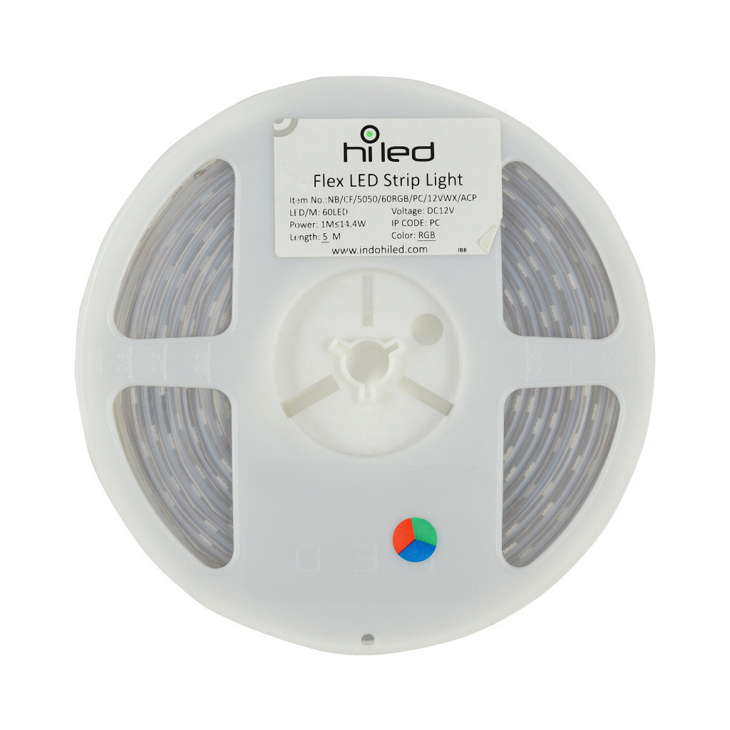 STRIP LED HILED 5050 60Led 12V RGB ( PC ) Outdoor