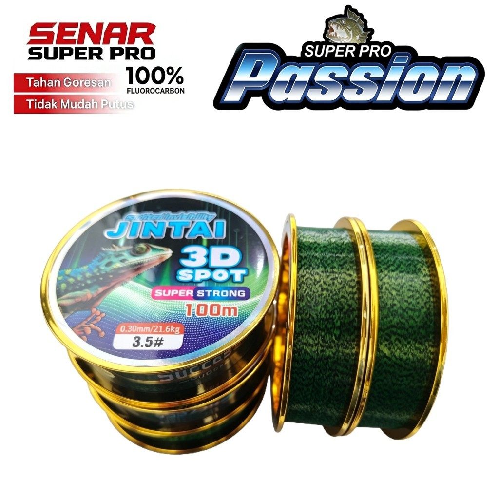 Senar Pancing-0.45MM/3D 32.4KG 100M - Spotted invisibility-Jintai 3D SPOT SUPER STRONG
