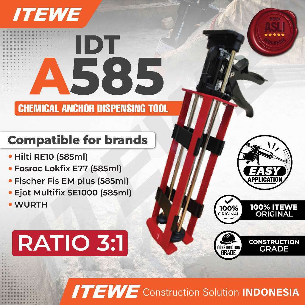 ITEWE DISPENSING TOOL 585ML IDT-A585ML FISCHER, WURTH
