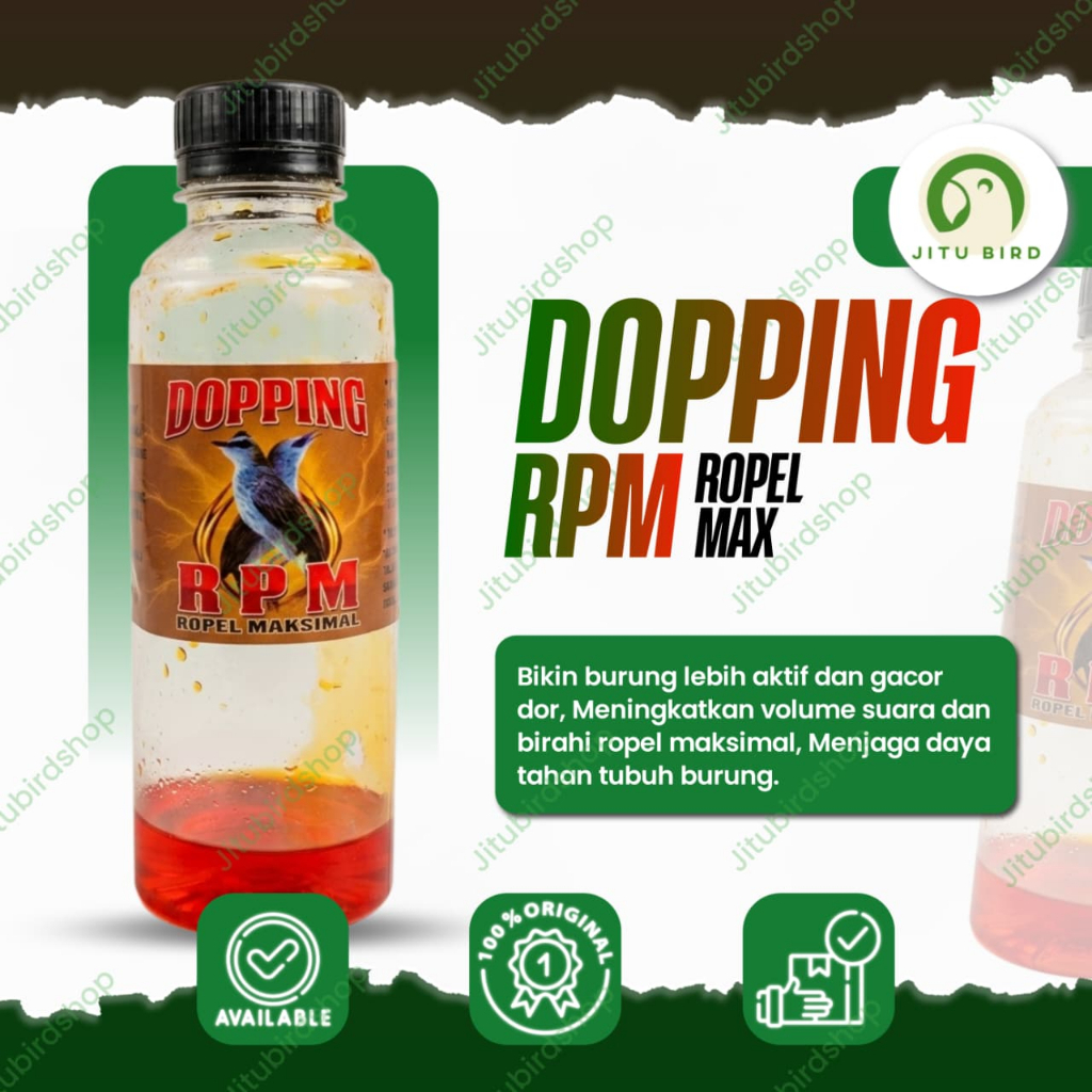 DOPING TRUCUK RPM Multivitamin Penggacor Burung Trucuk