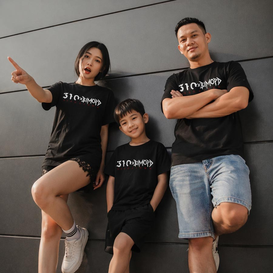 Kaos 510 x BIMOPD - Deadclown Tshirt 100% Cotton | Sablon DTF | Katun Kombed 30s | Kaos Ayah Anak | 