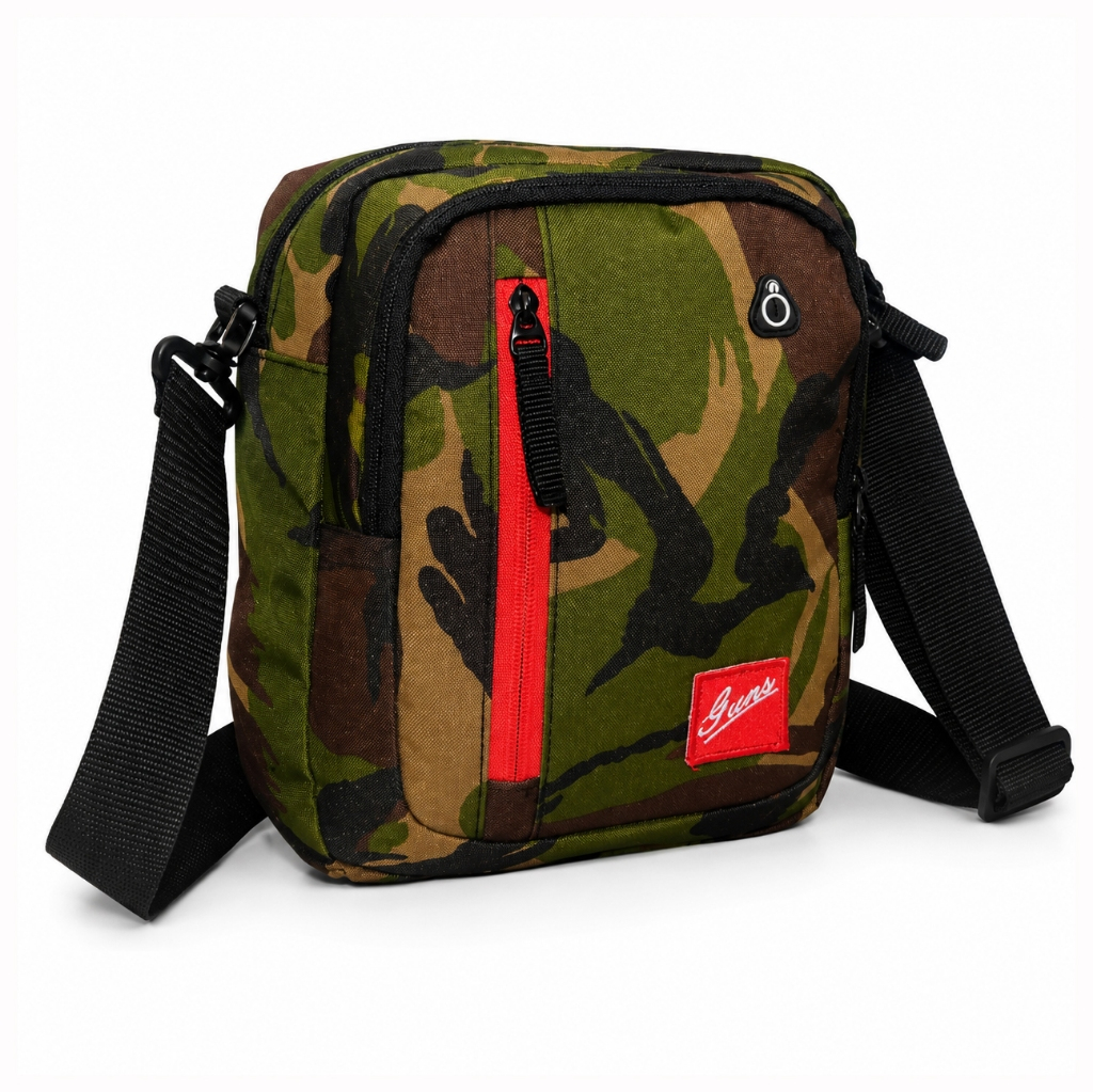Tas Selempang Pria Motif Tentara Distro Guns