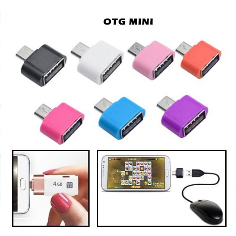 OTG Micro USB Konektor OTG HP Android ke Flashdisk