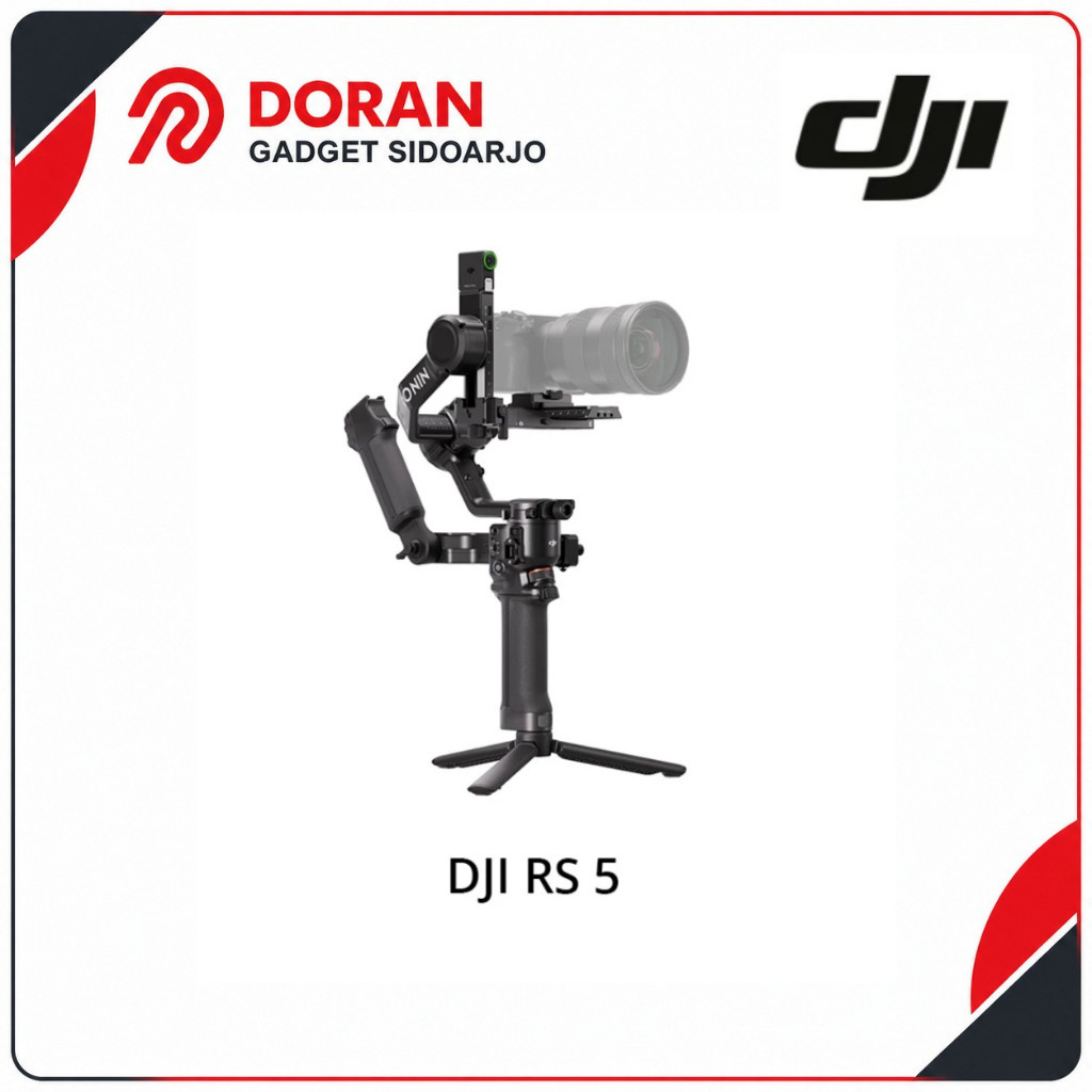 DJI RS 5 Gimbal Stabilizer Baru Enhanced Intelligent Tracking Z-Axis Indicator Compact