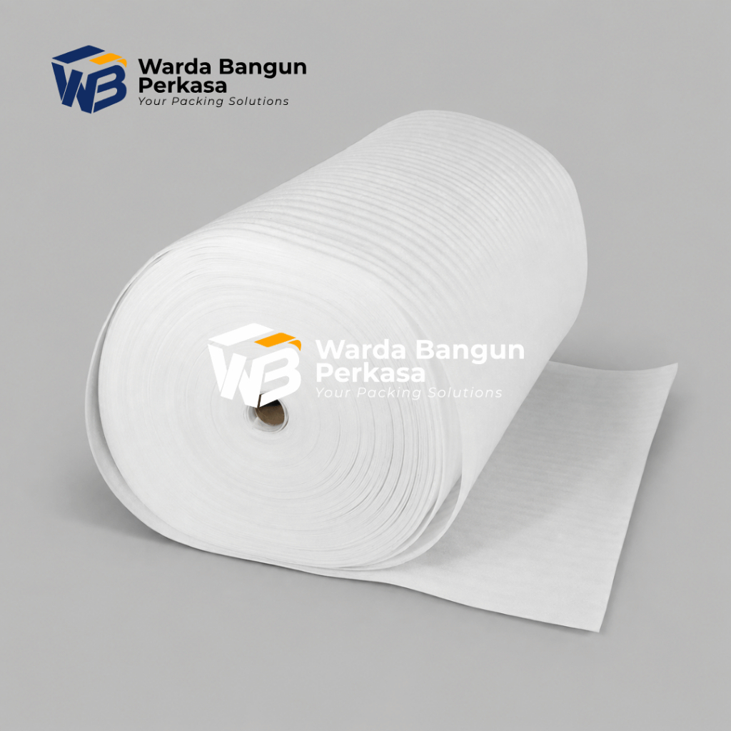 PE Foam/Busa Packing Polybonding Putih Tebal 2cm x 110cm x 100cm