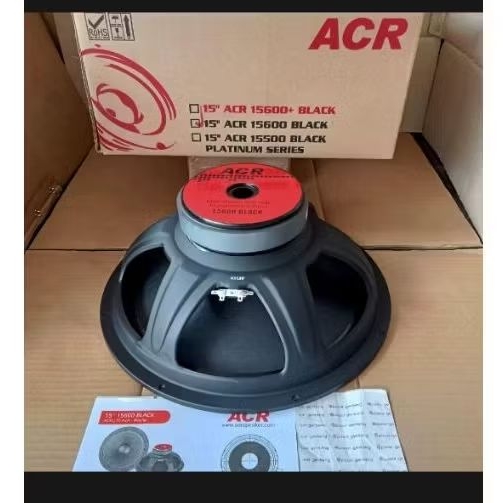 Speaker ACR 15600 BLACK 15 Inch Woofer 500watt - Original