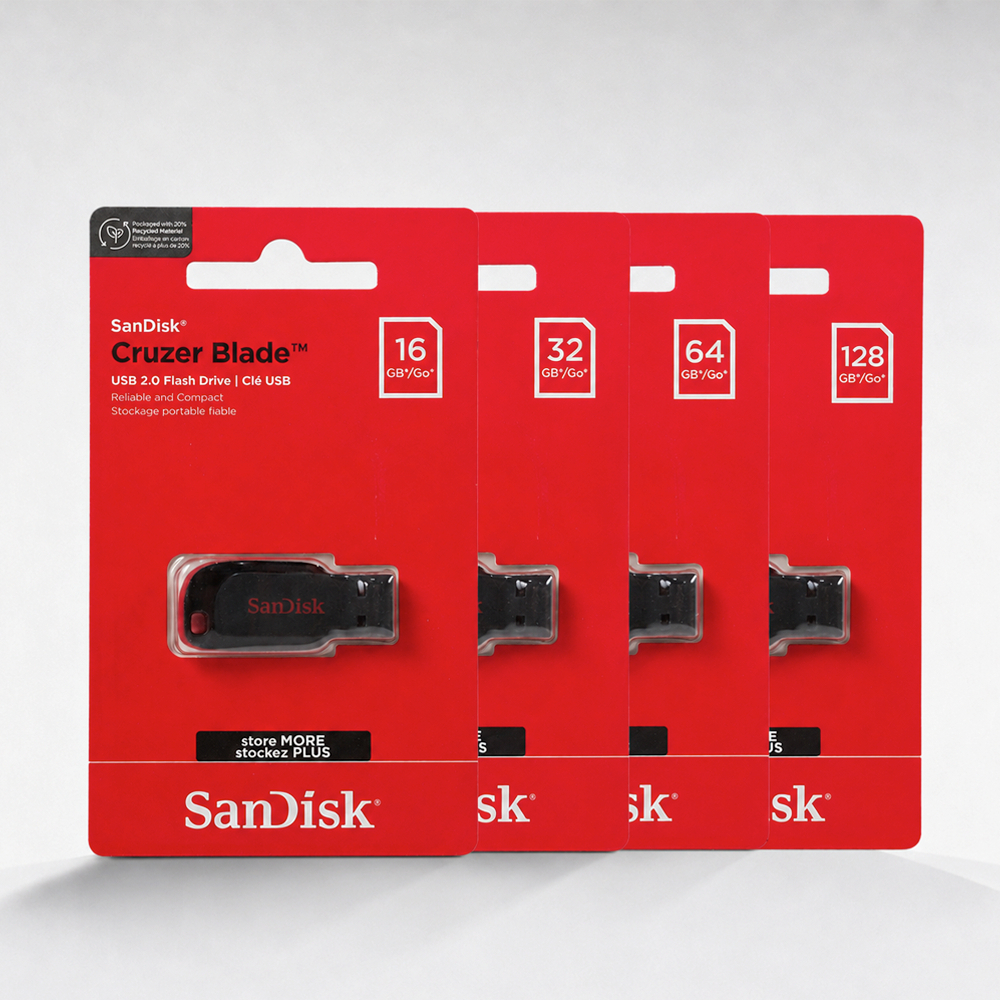 Sandisk Flashdisk 4GB - 8GB - 16GB - 32GB - 64GB Cruzer Blade USB Drive Original