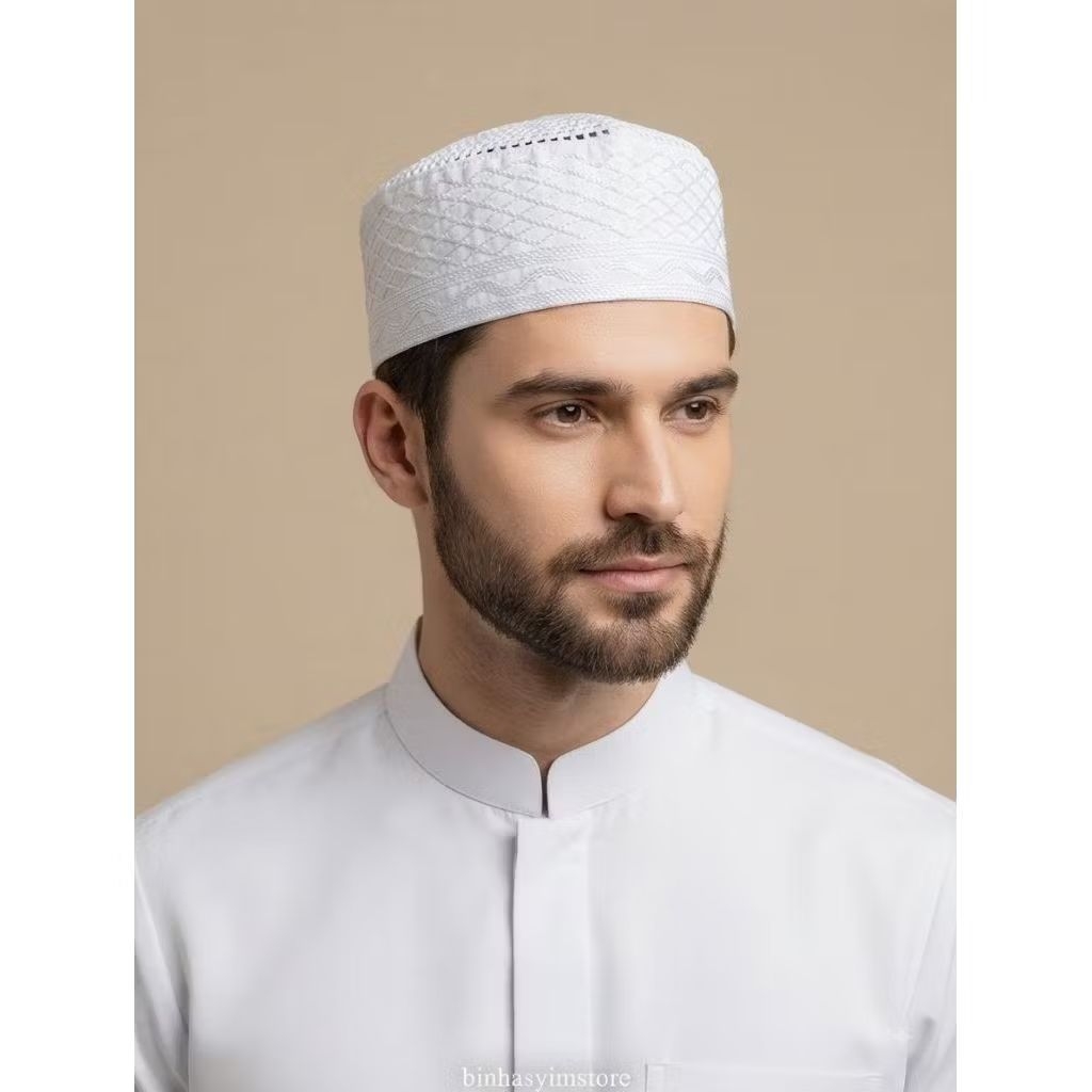 PECI QATAR ORIGINAL/ KOPYAH QATAR Ukuran Lengkap