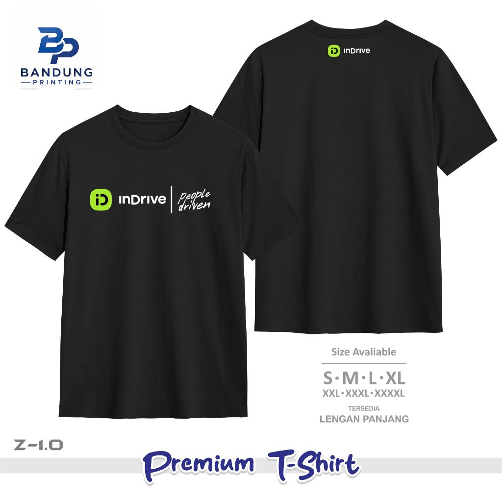 Baju Kaos indriver T-Shirt Pria Wanita Kaos Distro Premium 100% Katun