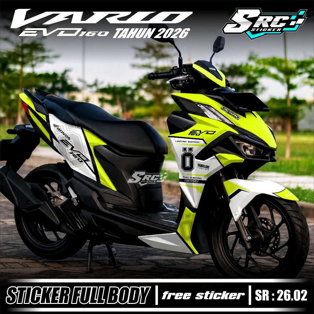 Terbaru COD Sticker Decal Full Body Honda Vario Evo 160 Tahun 2026 Sticker Full Body Honda Vario Evo