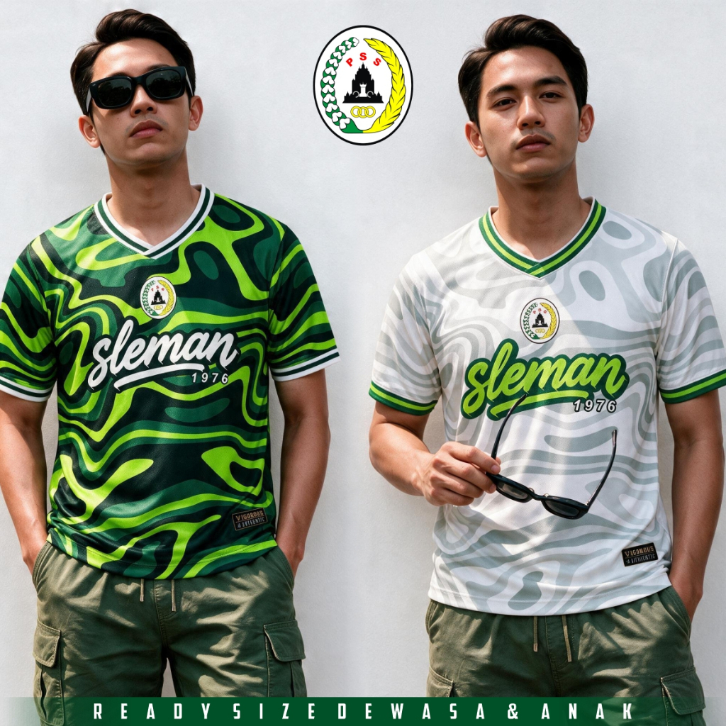 Sleman Jersey PSS Sleman Jersey Casual Ukuran Dewasa & Anak
