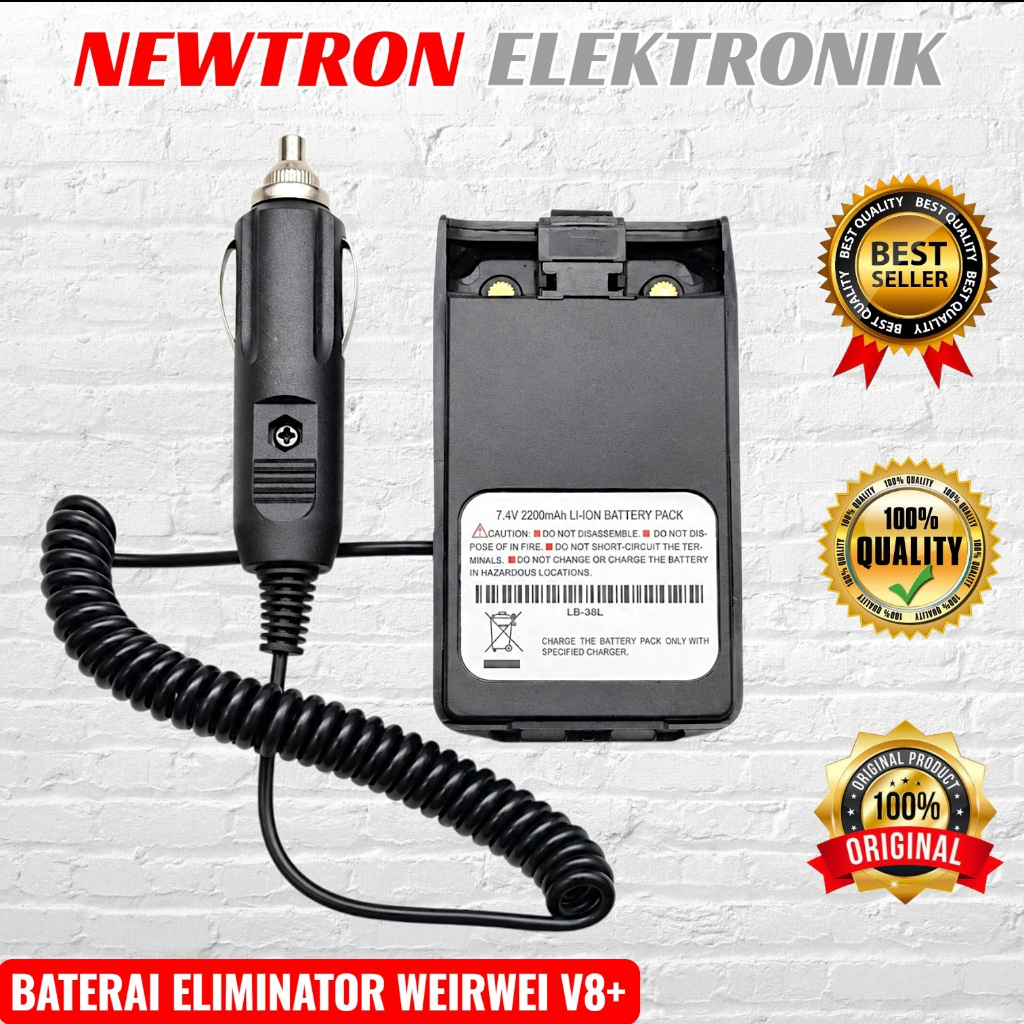 Baterai Eliminator HT Weierwei VEV V8Plus Rakitan Sendiri Compatible SMP 818 816 TYT TH-UV818 TH818 