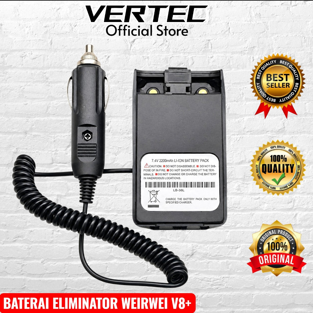 Baterai Eliminator HT Weierwei VEV V8Plus Rakitan Compatible SMP 818 816 TYT TH-UV818 TH818 V8 PLUS 