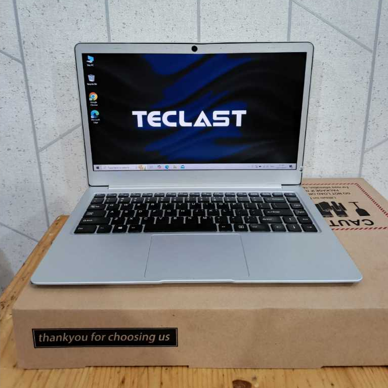 Laptop Teclast 6GB / 128GB, #IPS, 1.33KG, Super Slim, Lengkap, Silver