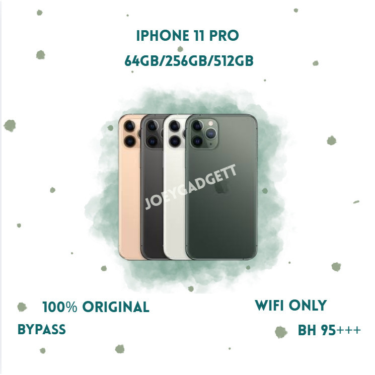 HP IPHONE 11 PRO WIFI ONLY 128GB/256GB Bekas Second Original Mulus Fullset Game/Live/Merekam Video
