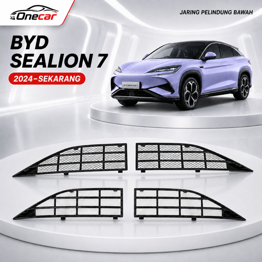 [OneCar] Jaring Anti Serangga BYD Sealion 7 Pelindung Radiator Khusus BYD Sealion 7, Pas Presisi & V