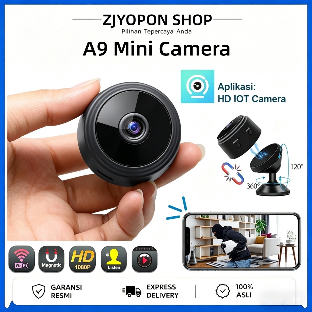 Wireless A9 Mini Camera Wifi Hd 1080P Micro Kamera Kecil Smart Ip Cctv Spy Kamera pengintai WiFi nir