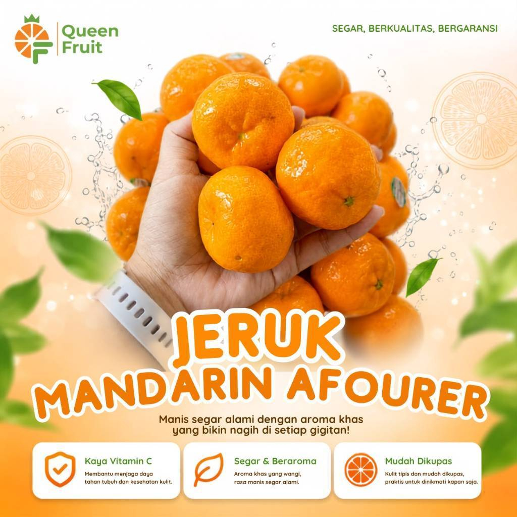 Jeruk Mandarin Afourer 300gr I Pengiriman Cepat