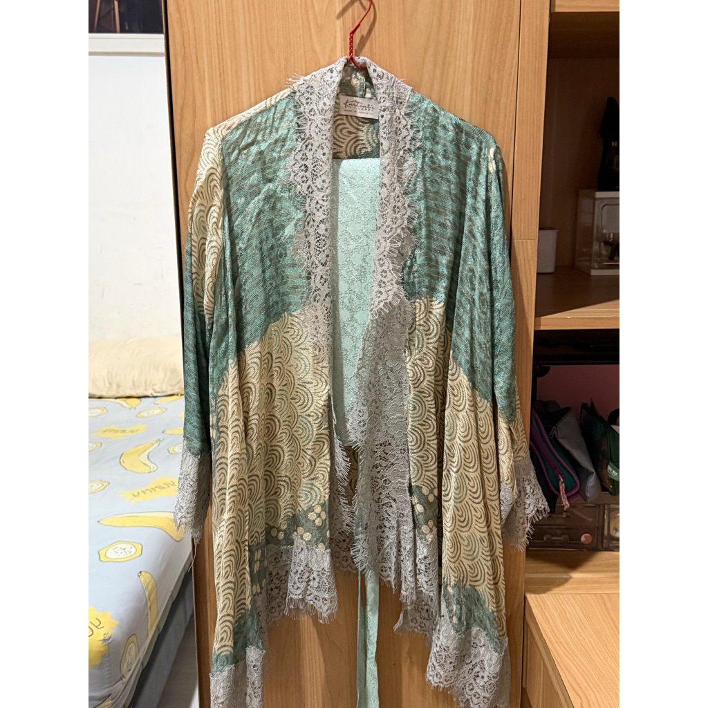 Set Couple Batik Outer Rok Lilit Lace