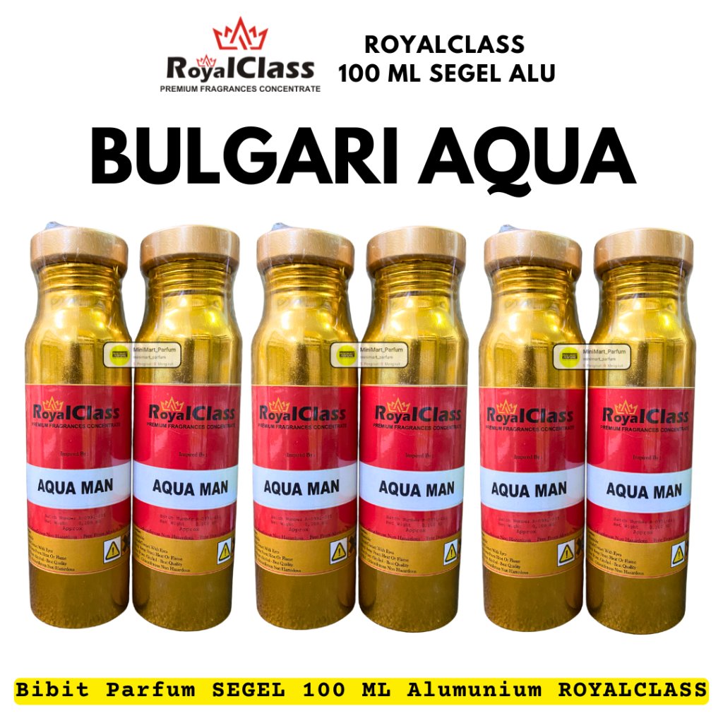 Bibit Parfum Bulgari AQUA ( 100 ML SEGEL Alumunium ) RoyalClass Fragrance