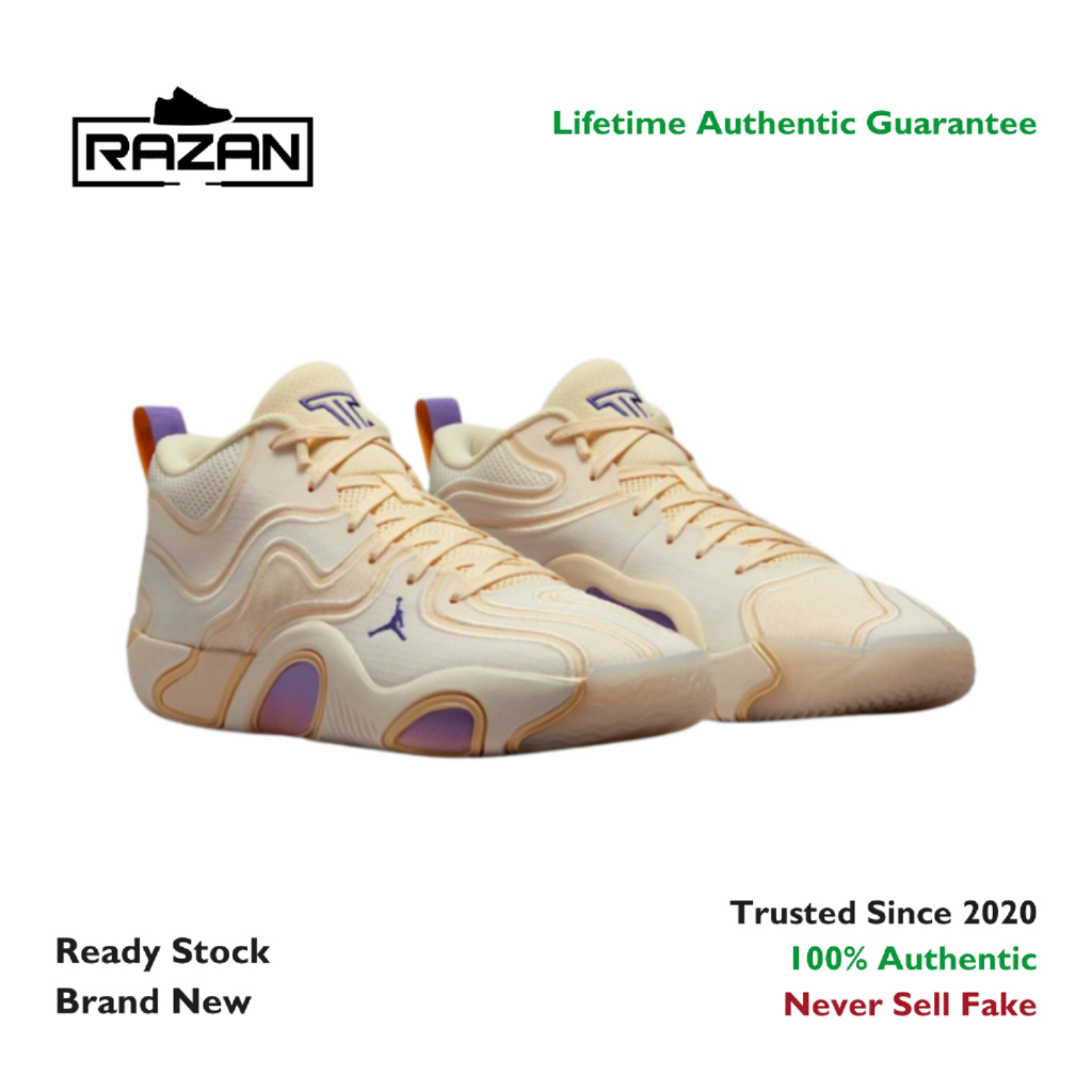 Jordan Tatum 3 PF Sail Muslin 100% Authentic HV5913 100
