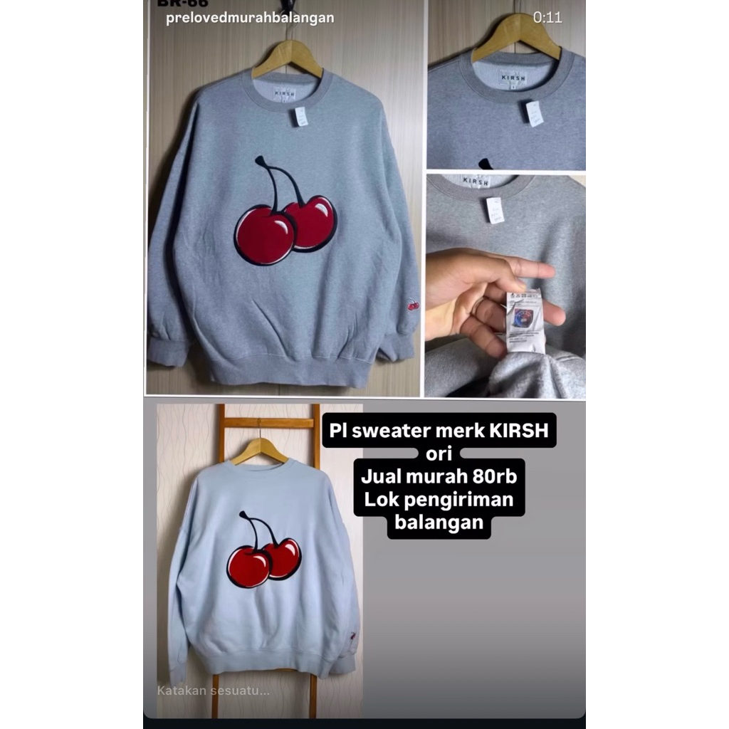 pl sweater kirsh