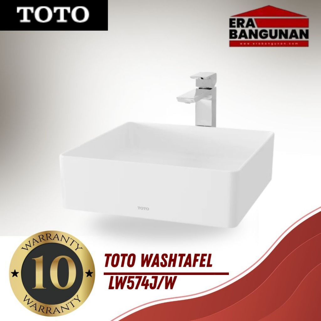 TOTO Wastafel LW574J | Wastafel - Wastafel Cuci Tangan - Lavatory - COMPLETE SET
