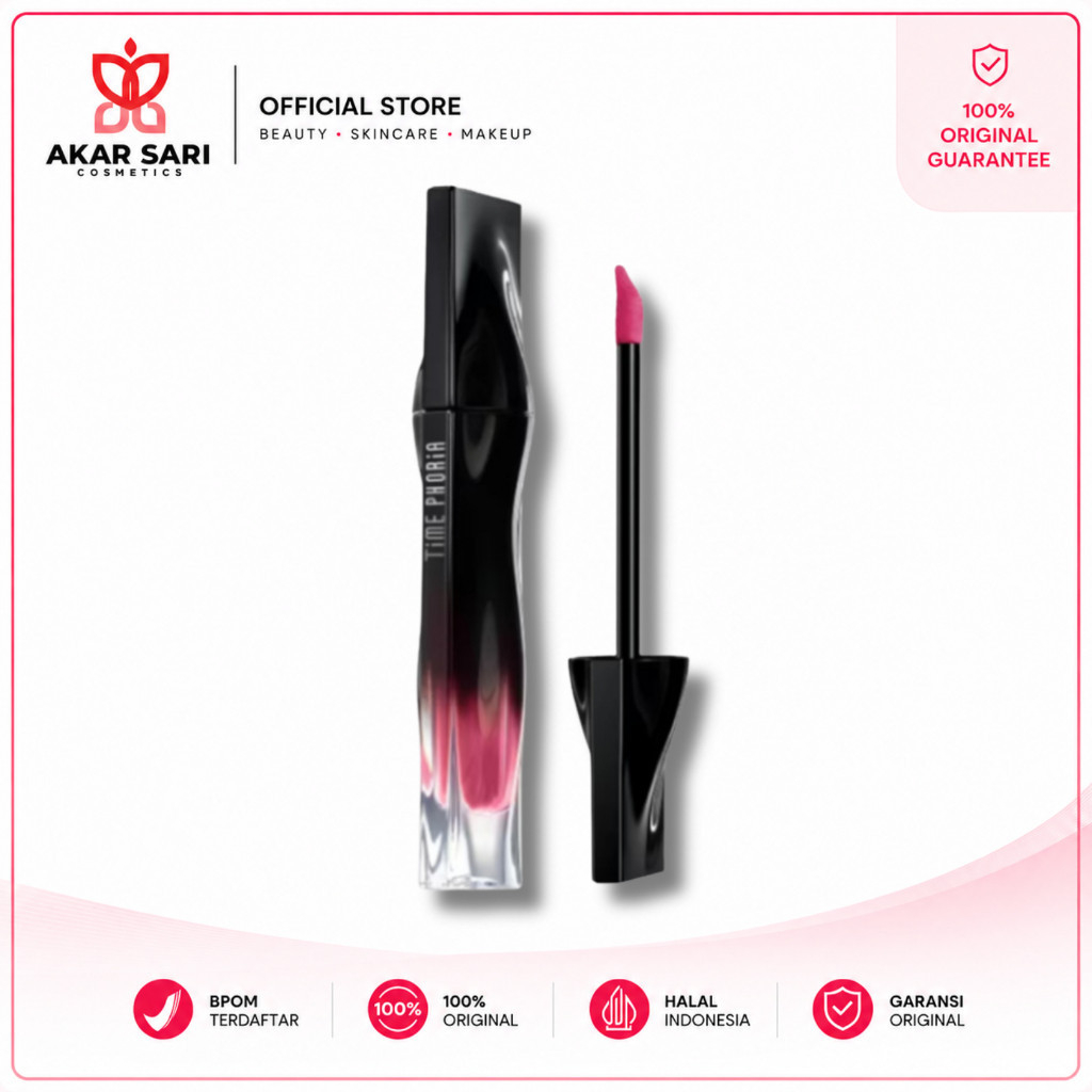 TIME PHORIA Stellar Dust Lip Stain - Liptint Waterproof Transferproof Foodproof Lipgloss Lipstick