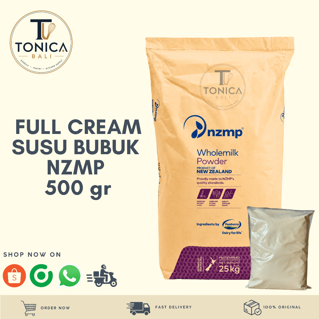 500 GR Susu Bubuk NZMP / Full cream NZMP / Wholemilk NZMP