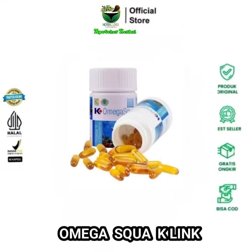 OMEGA SQUA PLUS Omega 3 - K link Omega Squa Plus - Klinik Omega Squa