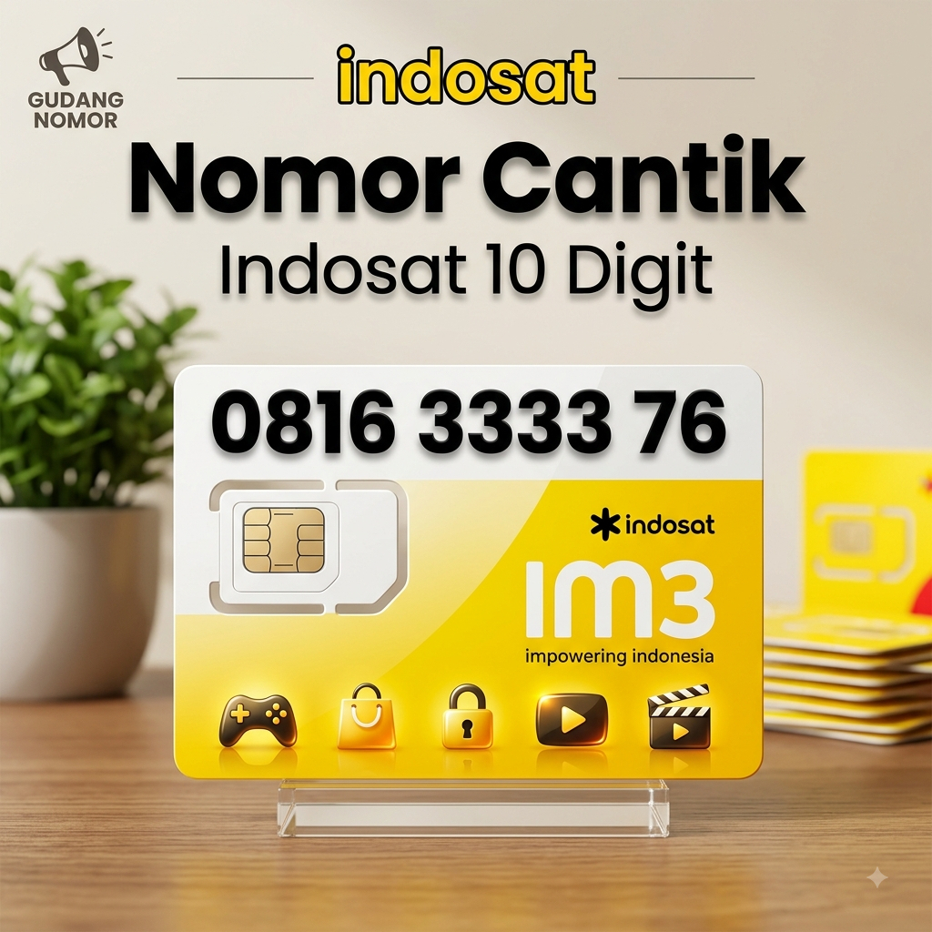 Nomer Cantik Indosat 10 Digit 333376 No Cantik Indosat Im3 Oredoo Kartu Perdana Cantik Indosat im3 O