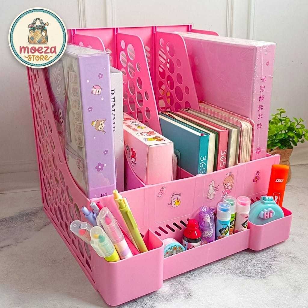 RAK ORGANIZER 8 SEKAT FILE BOX FILE TRAY FILE ORGANIZER RAK DOKUMEN RAK FILE PLASTIK SEKAT
