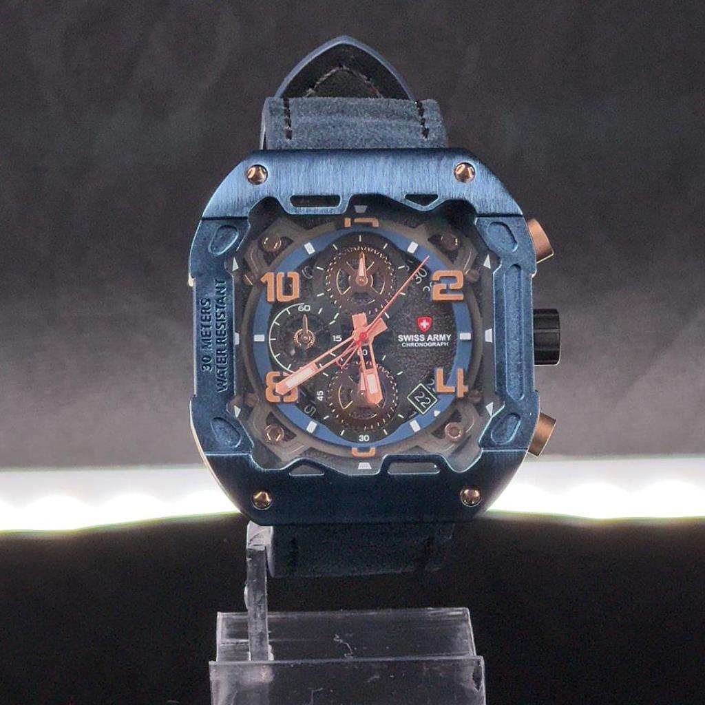 Jam Tangan Pria Swiss Army SA9198MC Original