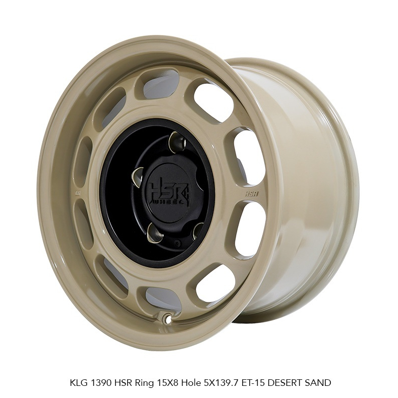 Velg Mobil Look Offroad Kualitas HSR WHEEL Type KLG HSR R15 Lebar 8 Lubang 5